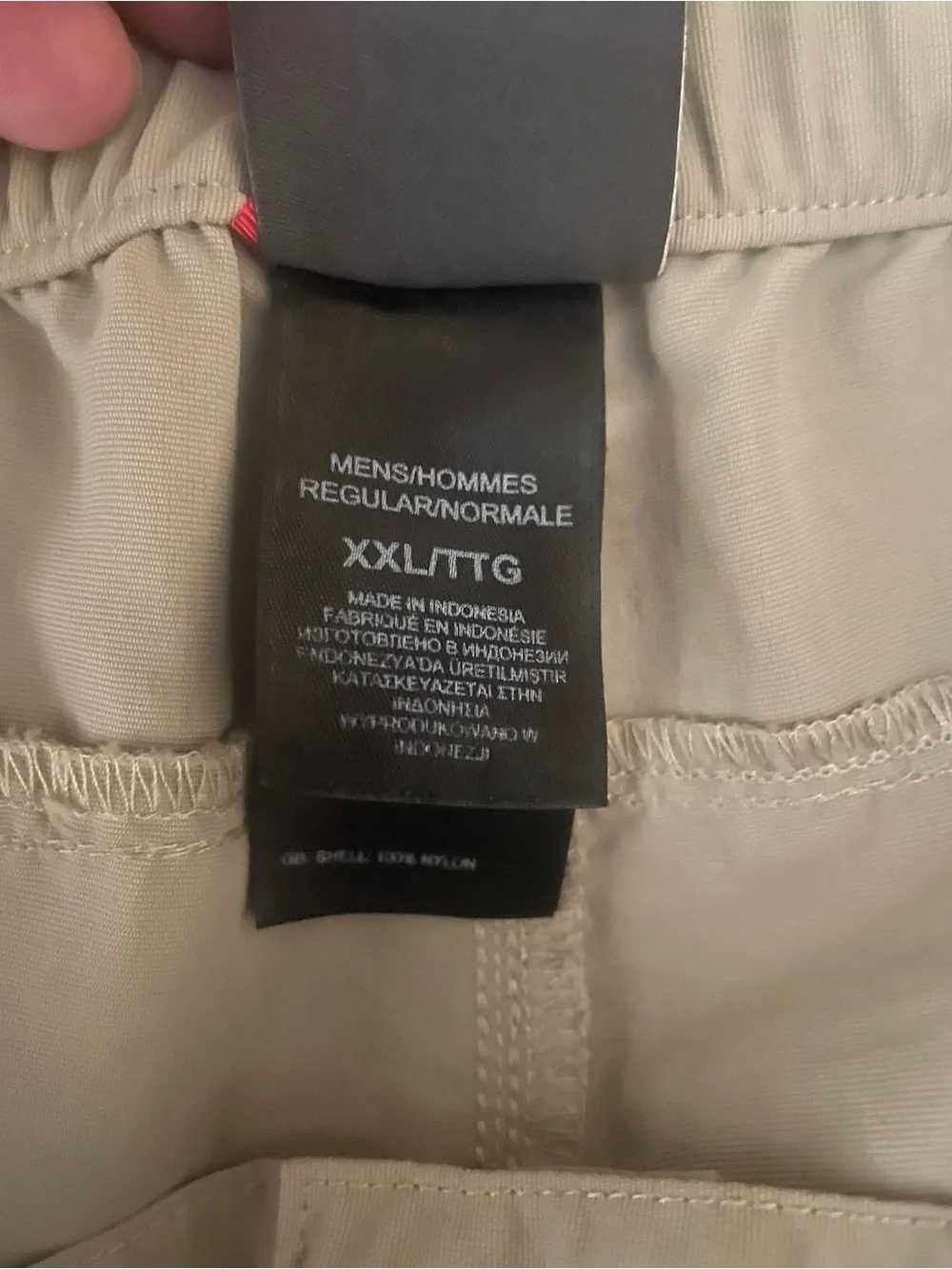 The North Face Men's Cargo Zip-Off Pants in Khaki XXL